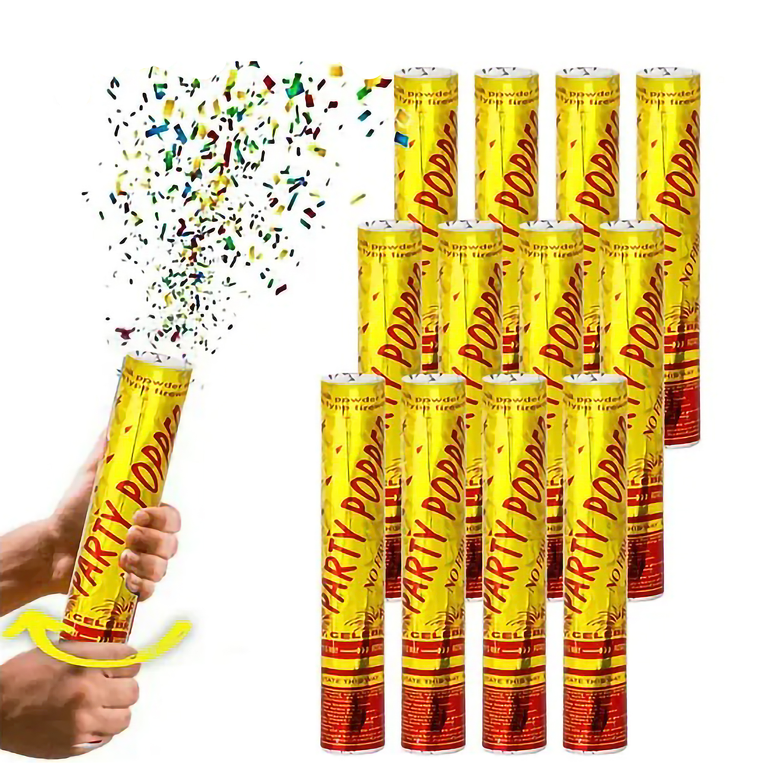 Bos Of Pcs Cm Party Poppers Party Supplies Party Time Dubai