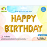 FF-22 Happy Birthday balloons set (5) copy
