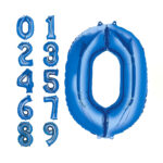 Number Foil Balloons BLUE2