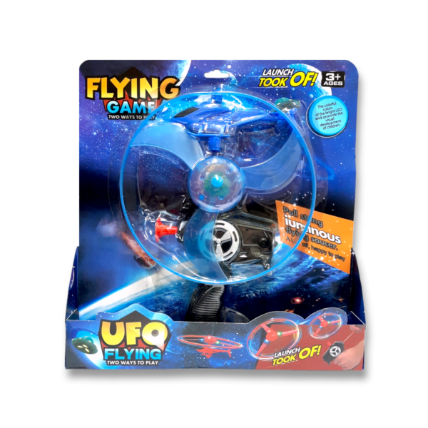 Pull string cheap flying saucer