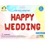 16IN HAPPY WEDDING – RED