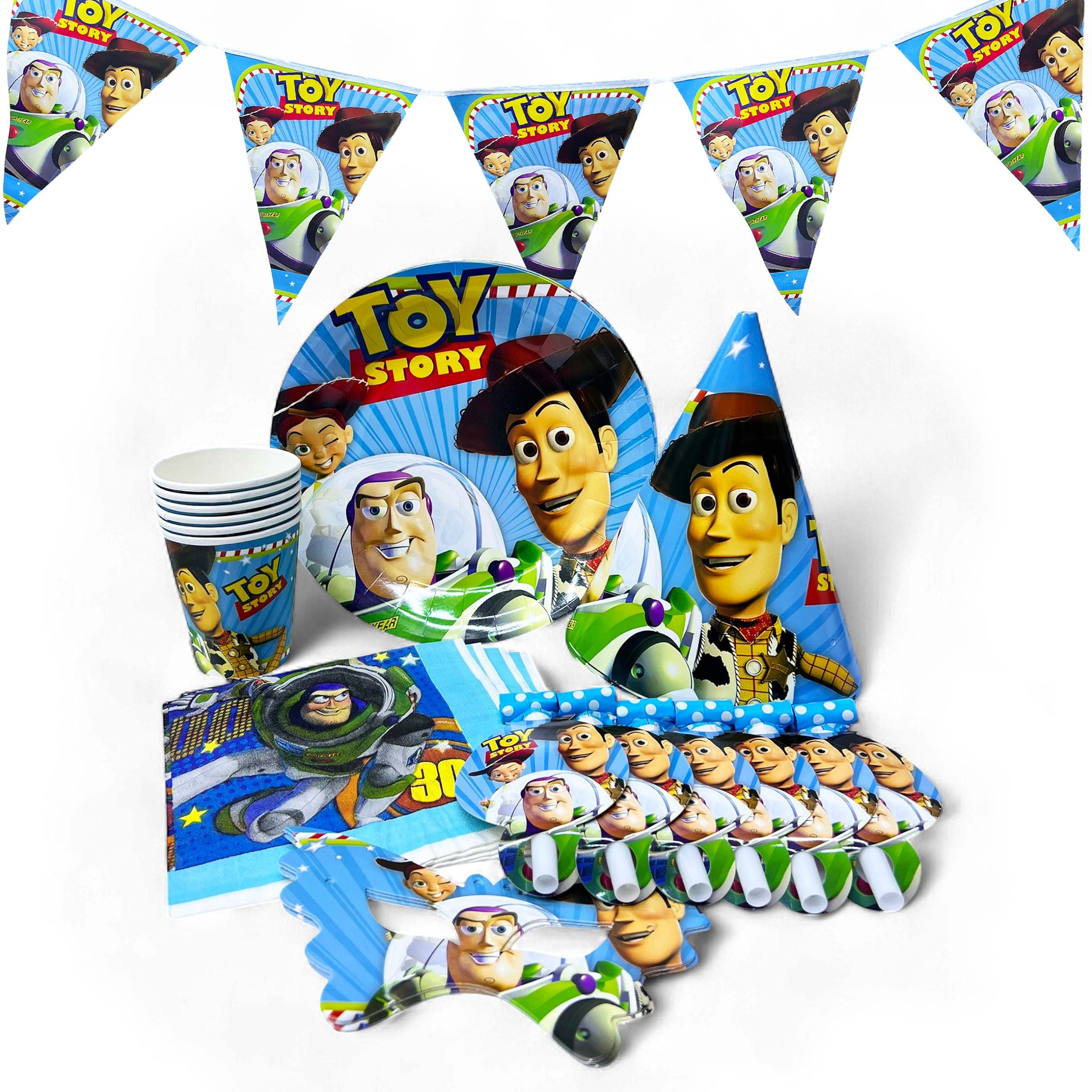 37Pieces Toy Story Party Packs Disposable Tableware Sets Party — free download