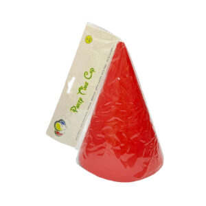 Pack of 6pcs Party Hats Birthday Party Favors, Red - Image 4