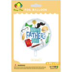 FATHERS DAY – 18in or 45cm – WHITE