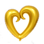 HOLLOW HEART FOIL – 40in GOLD2