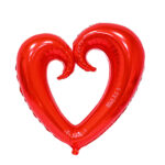 HOLLOW HEART FOIL – 40in RED2