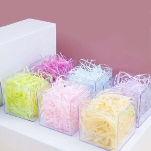 50grams Peach Shredded Paper, Crinkle Cut Paper Gift Box Filling - Image 3