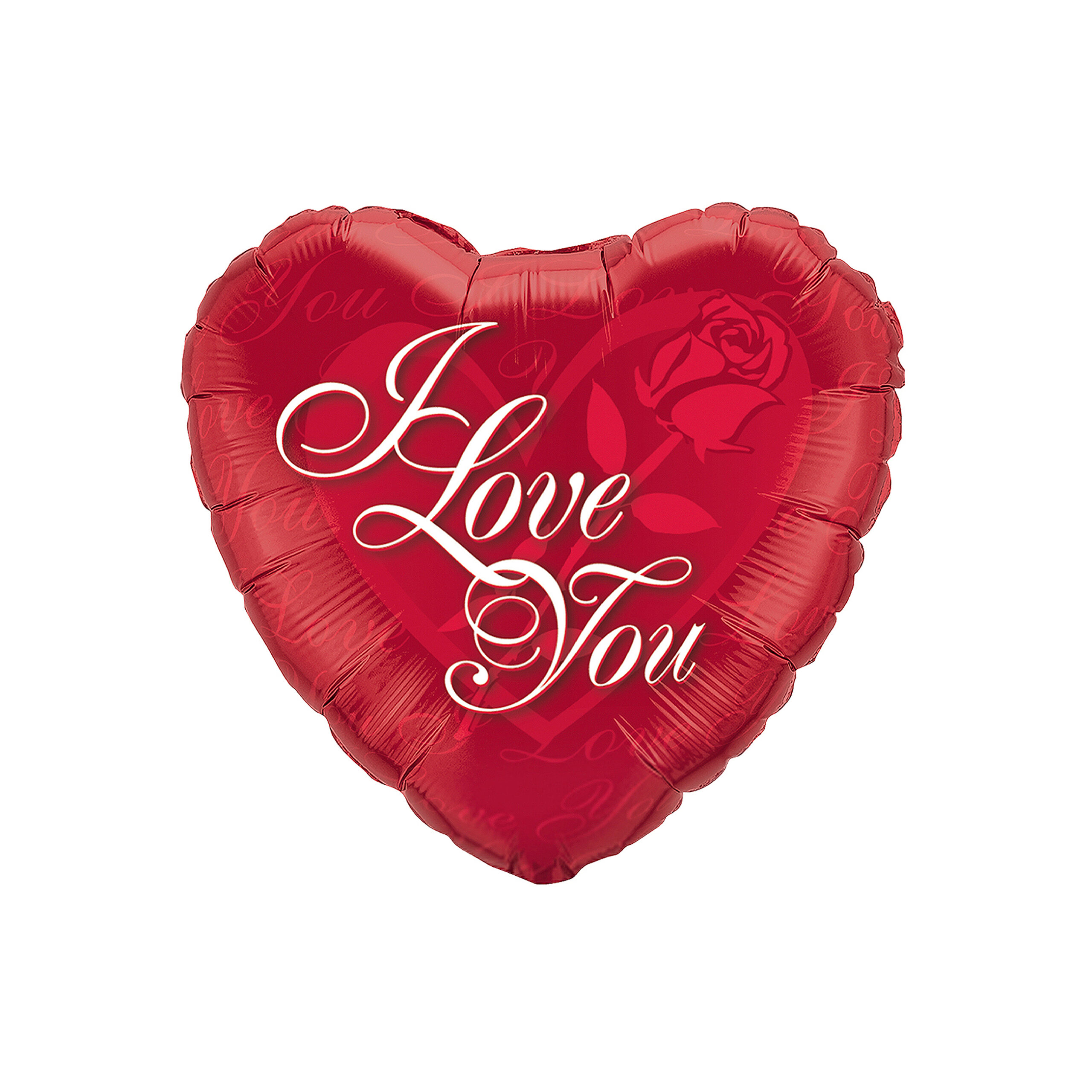 1pc 18″ I Love You Heart Foil Balloon, Anniversary & Valentine’s Day ...