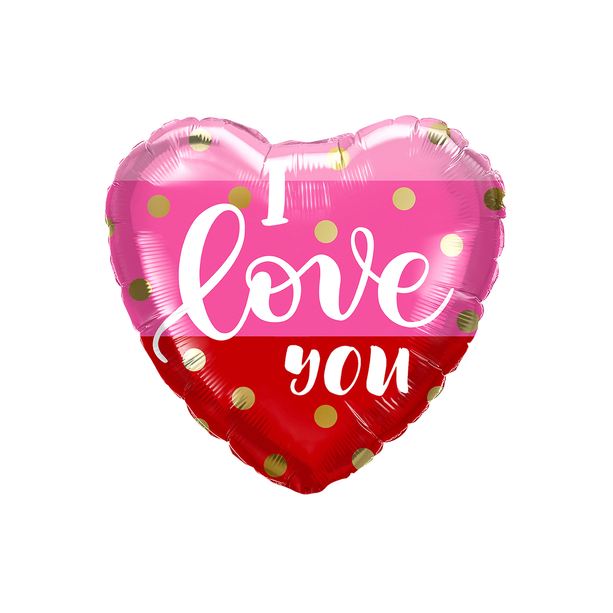 1pc 18″ I Love You Heart Foil Balloon, Anniversary & Valentine’s Day ...