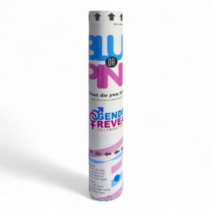 Box of 12pcs 28cm Blue Gender Reveal Party Popper - Party Supplies - Image 3