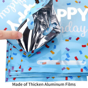 10-Pieces 30x21cm Happy Birthday Plastic Goodie Bags - Birthday Party Favor Bags - Image 3