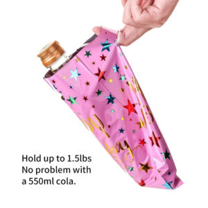 10-Pieces 30x21cm Happy Birthday Plastic Goodie Bags - Birthday Party Favor Bags - Image 4