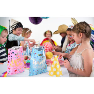 10-Pieces 30x21cm Happy Birthday Plastic Goodie Bags - Birthday Party Favor Bags - Image 5
