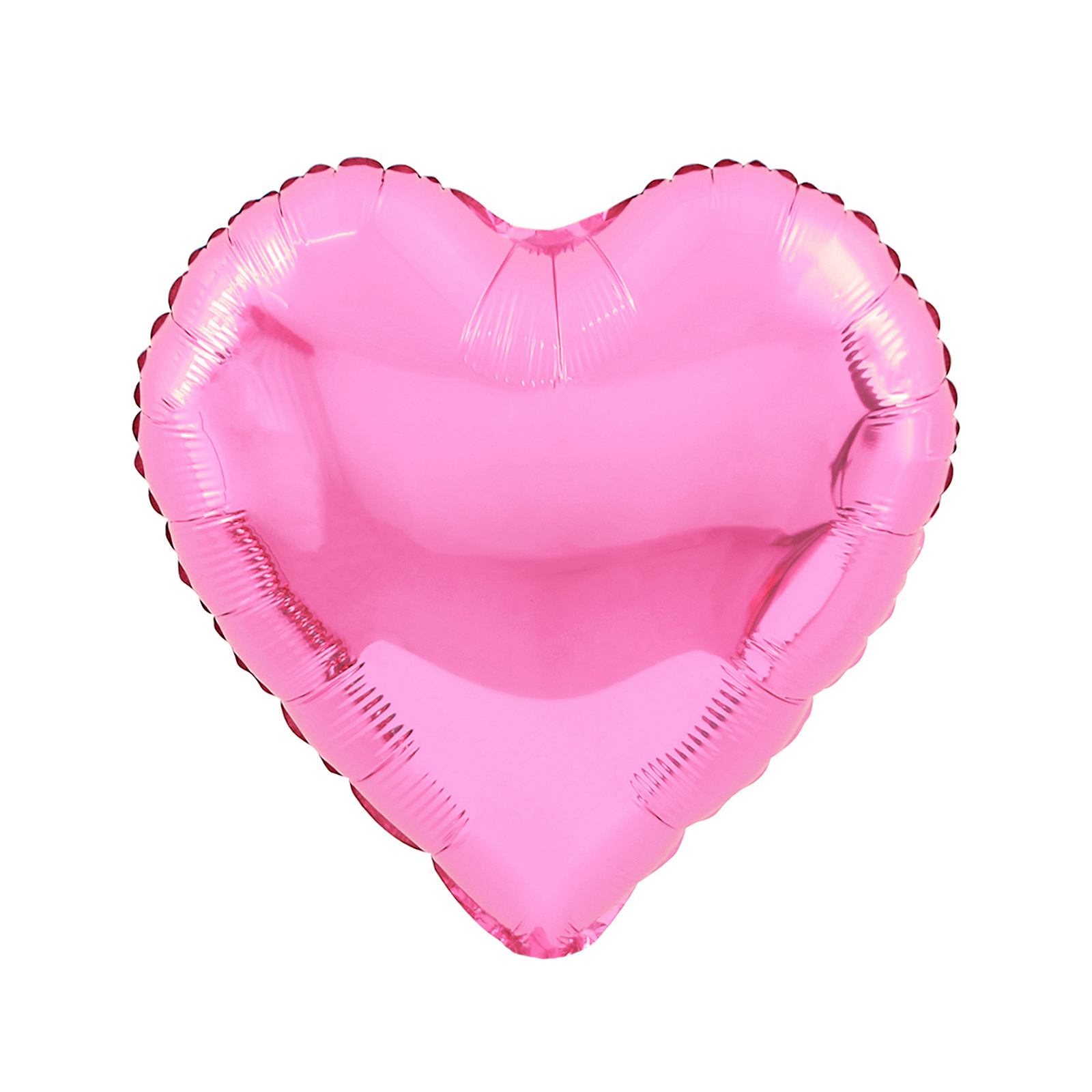 1pc 18″ Shiny Heart Foil Balloon – Light Pink – Party Time Dubai