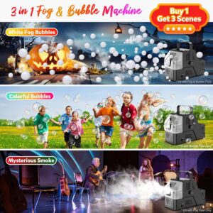 3in1 Fog Bubble Machine 450Watts, Indoor & Outdoor Party Machine - Image 5