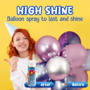 450ml Glitter Balloon Shiner, Balloon Brightener Spray - Image 3