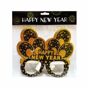 6pcs Happy New Year Paper Party Eyeglasses, New Year Party Photo Props - Image 2